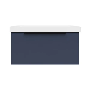 Тумба под раковину La Fenice SIMPLA Blu Grigio 80 синяя