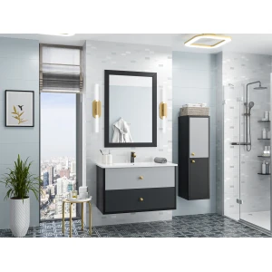 Зеркало Brevita Steffany 80 (черное)