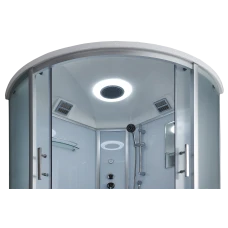 Душевая кабина Timo Standart T-6600 Silver Fabric 100х100х220, турецкая баня хамам