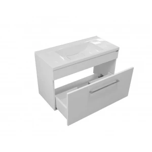 Тумба с раковиной Эстет Elin 80 1 ящик, белая
