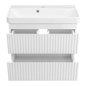 Тумба под раковину Brevita Victory 70 подвесная (белая)