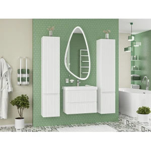 Тумба под раковину Brevita Victory 70 подвесная (белая)