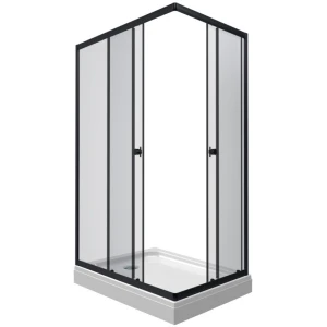Душевой уголок Triton Вента-Блэк 100х80 стекло прозрачное