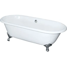 Чугунная ванна Elegansa Gretta Chrome 170х75