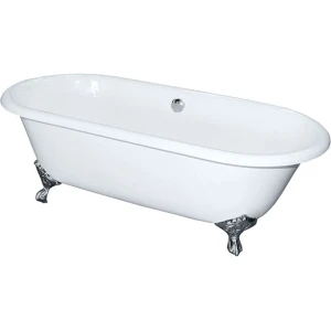 Чугунная ванна Elegansa Gretta Chrome 170х75