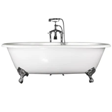 Чугунная ванна Elegansa Gretta Chrome 170х75