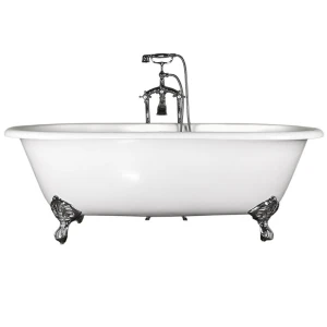 Чугунная ванна Elegansa Gretta Chrome 170х75