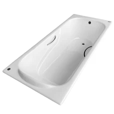 Чугунная ванна Byon Christa 180х80 с ручками Н0000307