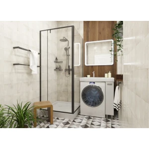 Тумба с раковиной Эстет Riga Luxe 80 R с ящиком, белая