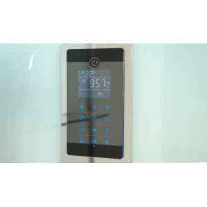 Душевая кабина Timo Premium NURA H-516-T-CH/C 100х100х220, стульчик прозрачный