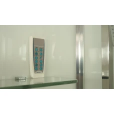 Душевая кабина Timo Premium IMPI H-517-T-CH/C 100х100х220, стульчик прозрачный