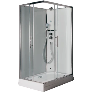 Душевая кабина Timo Premium ILMA 102 R с крышей, хамам и стульчиком 120х80х222