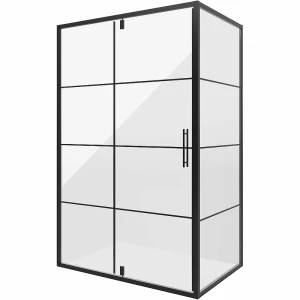 Душевое ограждение Niagara Nova NG-0220-08ВLACK 120х80