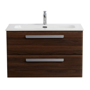 Тумба под раковину подвесная CEZARES Eco-Cer-N 80, ECO-CER-N-800-2C-SO-NCS-P Орех шоколад софт