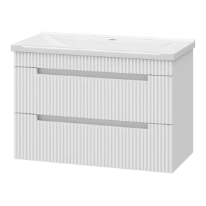 Тумба под раковину Brevita Ariana 80 подвесная (белая)