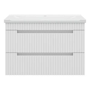 Тумба под раковину Brevita Ariana 80 подвесная (белая)