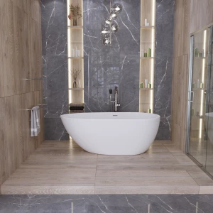 Акриловая ванна Grossman Fly GR-1103M 160х80 белая матовая