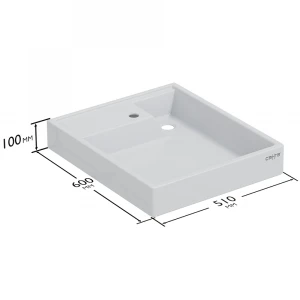 Раковина Санта Юпитер мини 50 над стиральной машиной, с кронштейнами