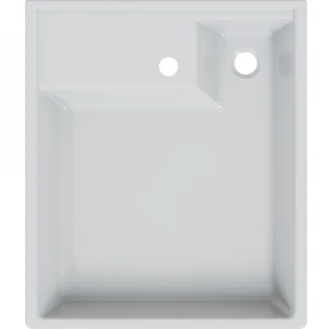 Раковина Санта Юпитер мини 50 над стиральной машиной, с кронштейнами