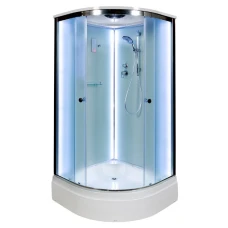 Душевая кабина AvaCan D 279-S 90х90 с крышей и LED подсветкой