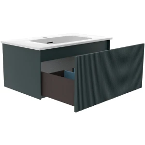 Тумба под раковину La Fenice TERRA Grigio 80 серо-зелёная