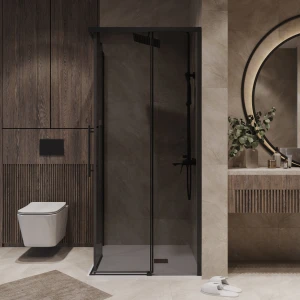 Душевое ограждение Niagara Nova NG-2829-34BLACK 90х90