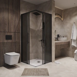 Душевое ограждение Niagara Nova NG-2829-34BLACK 90х90