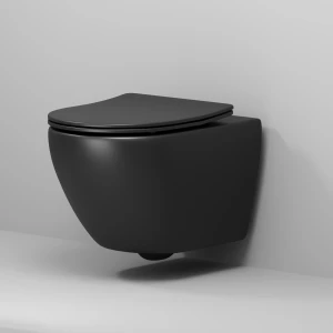 Унитаз подвесной Grossman GR-4457BMSQ черный матовый