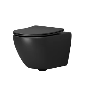 Унитаз подвесной Grossman GR-4457BMSQ черный матовый