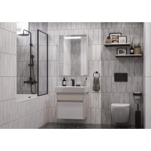 Зеркало-шкаф Акватон Верди PRO 60 1A206902VDAV0 белый/ясень фабрик