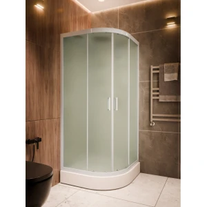Душевая кабина Frank F420 М White 120x120 стекло матовое