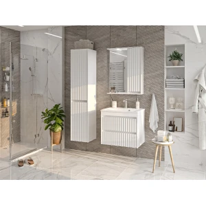 Зеркальный шкаф Brevita Balaton 65 правый (белый)