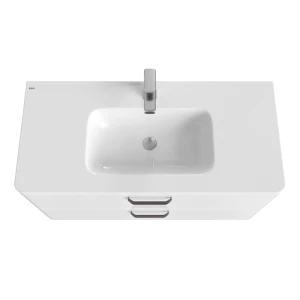 Тумба с раковиной Iddis Brick 100 белая BRI10WFi95K