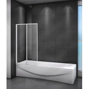 Шторка на ванну Cezares Relax V 2 80x140 стекло прозрачное