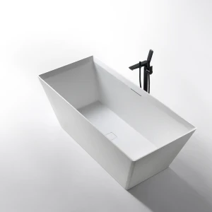 Ванна из искусственного камня ABBER Berlin AM9912 170х75 белая матовая