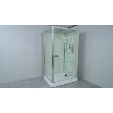Душевая кабина Timo Premium PURO H-511L-T-CH/C 90х120х220, стульчик прозрачный