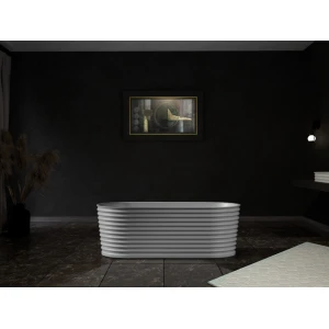 Ванна из искусственного камня ABBER Stein AS9650 170х80 белая матовая