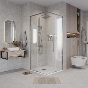 Душевой уголок Grossman Galaxy 300.K33.01.8080.10.00 80х80 хром