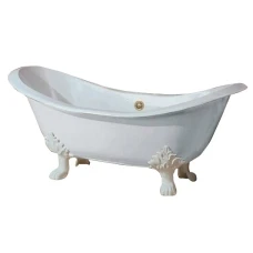 Чугунная ванна Magliezza Julietta 183x78 ножки белые