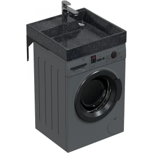 Раковина СанТа Юпитер 60 над стиральной машиной 900141, с кронштейнами, млечный путь