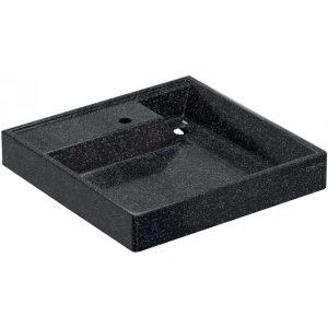 Раковина СанТа Юпитер 60 над стиральной машиной 900141, с кронштейнами, млечный путь