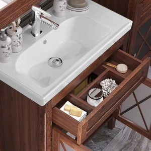 Тумба под раковину Opadiris Палермо 80, цвет светлый орех