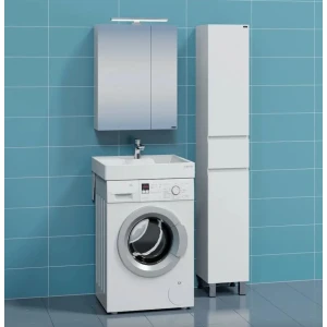 Раковина СанТа Юпитер 60 над стиральной машиной 900130, с кронштейнами