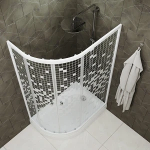 Душевой уголок Triton Коралл А 120х80 R мозаика