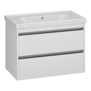 Тумба под раковину Opadiris Фреш 80, цвет белый/белый