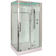 Душевая кабина Timo Premium HELMA H-520L-T-CH/C 90х120х220, стульчик прозрачный
