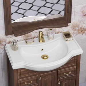 Тумба под раковину Opadiris Риспекто 80, цвет орех антикварный