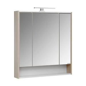 Зеркальный шкаф Акватон Рико 80 1A215302RIB90 белый/ясень фабрик