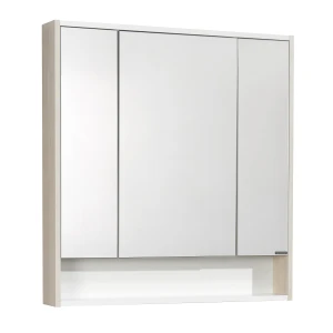 Зеркальный шкаф Акватон Рико 80 1A215302RIB90 белый/ясень фабрик
