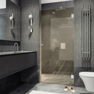 Душевая дверь в нишу Maybah Glass на петлях 70х195 MGD-515-4 Бронза